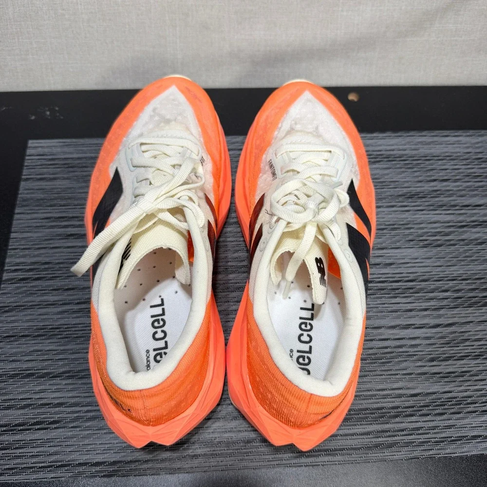 New Balance FuelCell Rebel v4 Shoes - Womens 8.5 - Orange WFCXCC4 Running